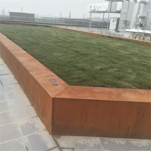 泰安耐候钢花池围边